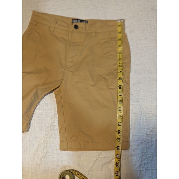 Free Planet Chino Stretch Organic Cotton Blend Yellow Shorts Men's Size 28 - Picture 7 of 11